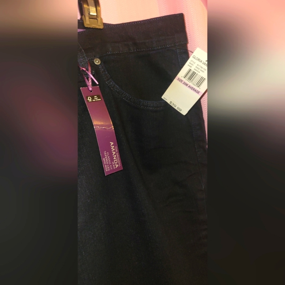 NWT Gloria Vanderbilt Blue Jean Size 20W